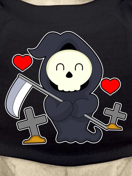 Grim Reaper Halloween Grave