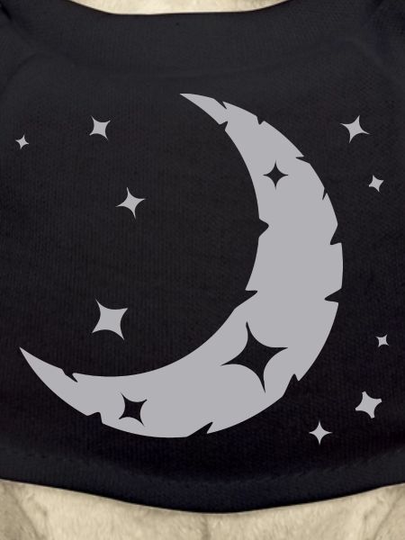 Moon and stars