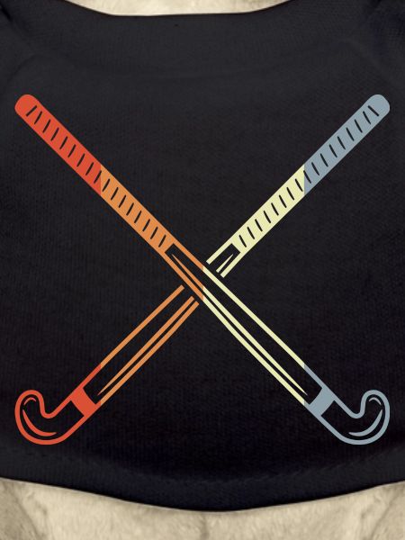 Retro hockey sticks
