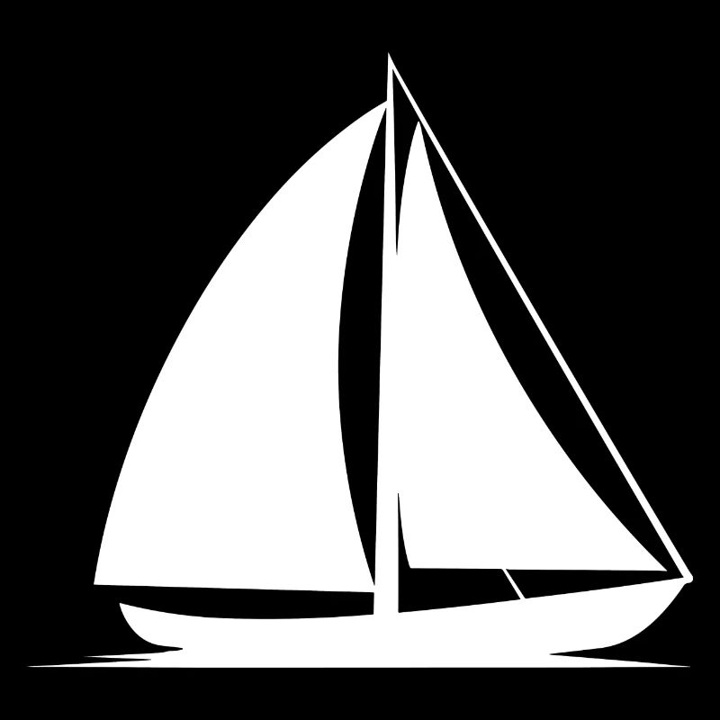 Segelboot Line Art