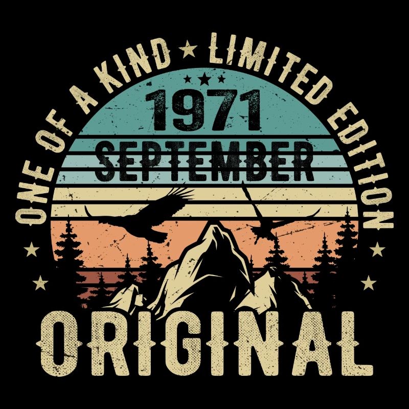 Septembre 1971 Anniversaire - Légende depuis septembre