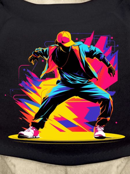90er Farben Breakdancer