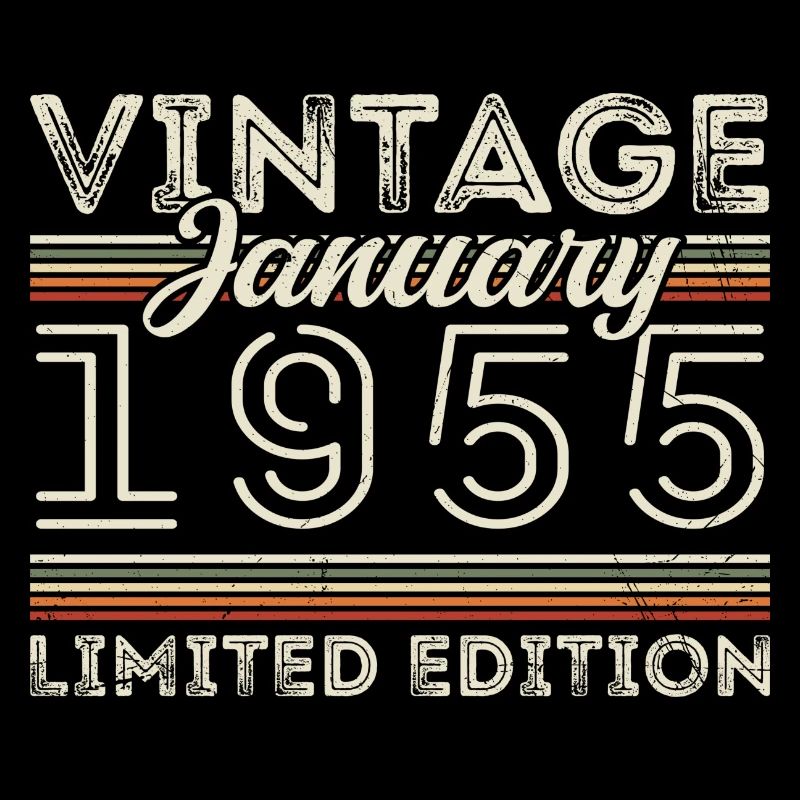 Janvier 1955 Né en 1955 - Anniversaire Janvier 1955
