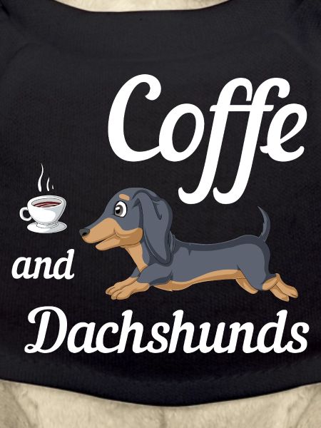 Coffee And Dachshunds Tee