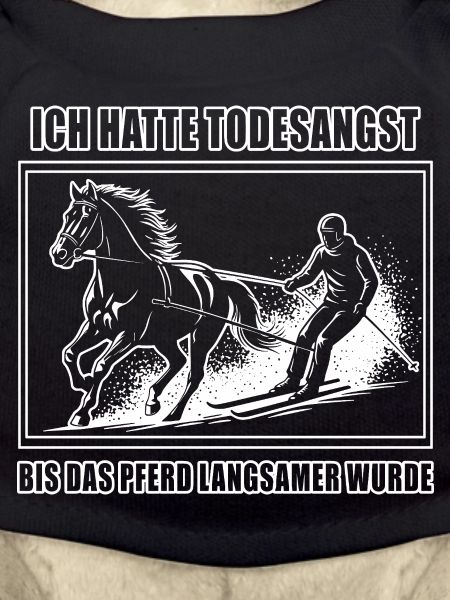 Bis das Pferd langsamer wurde