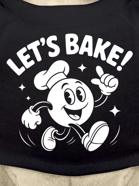 Lets Bake Cartoon Baking Mascot