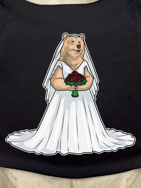 Bear Bridal Roses Wedding