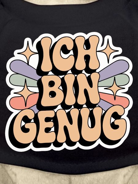 Ich bin genug – Retro Statement