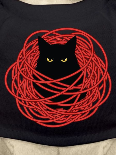 Cable Nest Chat Câbles Humour