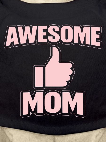 AWESOME MOM – Pink Cool Statement