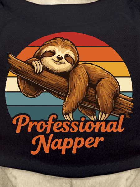 Professional Napper Sloth Shirt Funny Lazy
