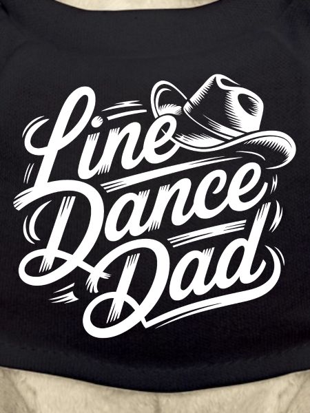 Line Dance Dad - Script Logo