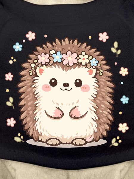 Blütenkranz-Igel Kuscheldesign