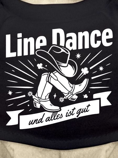 Line Dance Boots Spruch