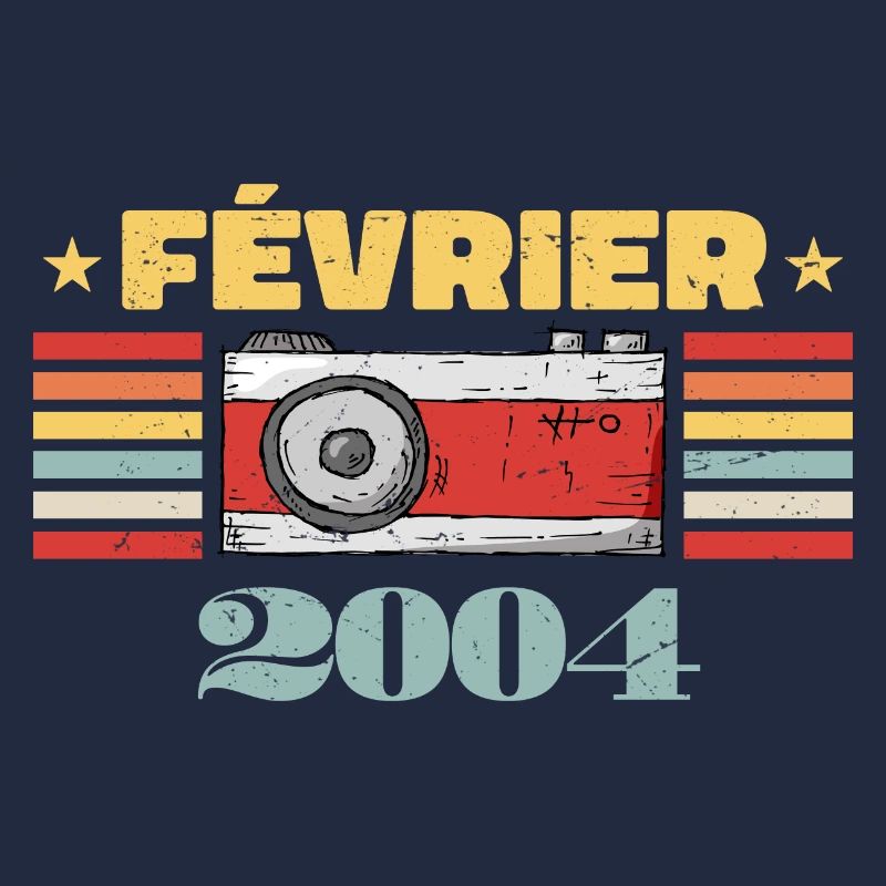 Février 2004 Vintage Anniversaire Rétro Cadeau