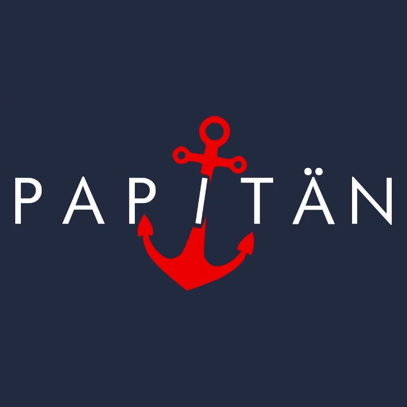 PAPITÄN - DAD - DADDY - ANKER - Geschenkidee
