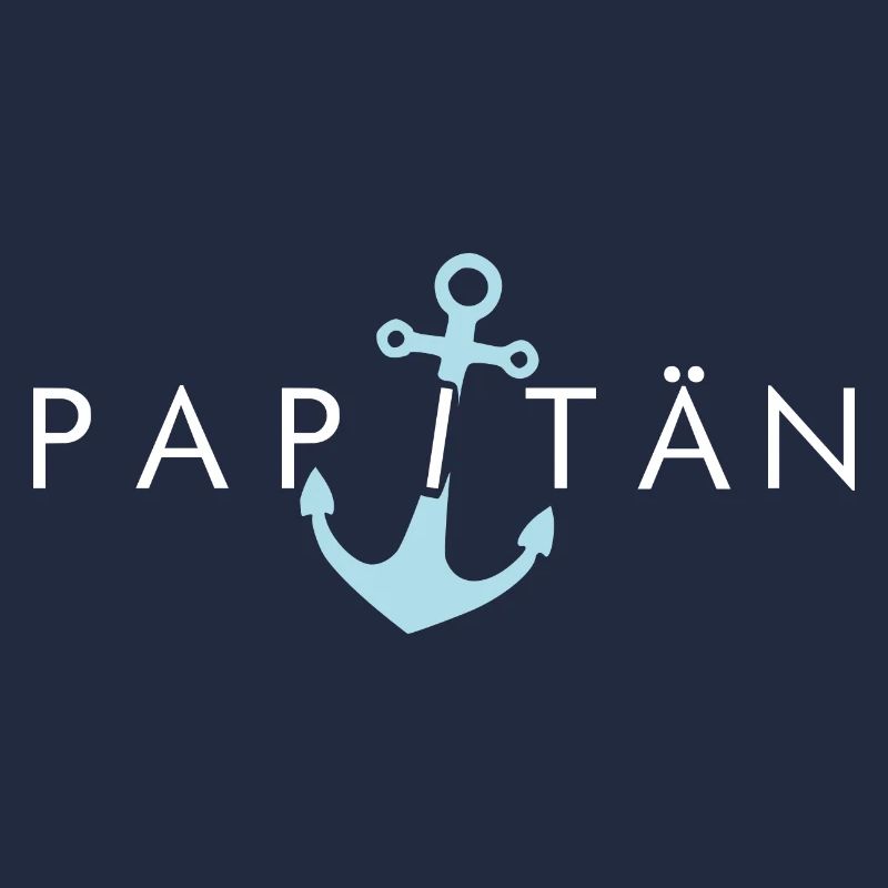 PAPITÄN - DAD - DADDY - ANKER - Geschenkidee