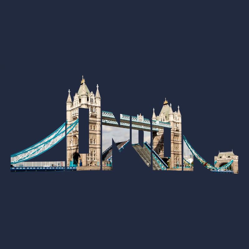 Typographie angleterre, pont souvenir