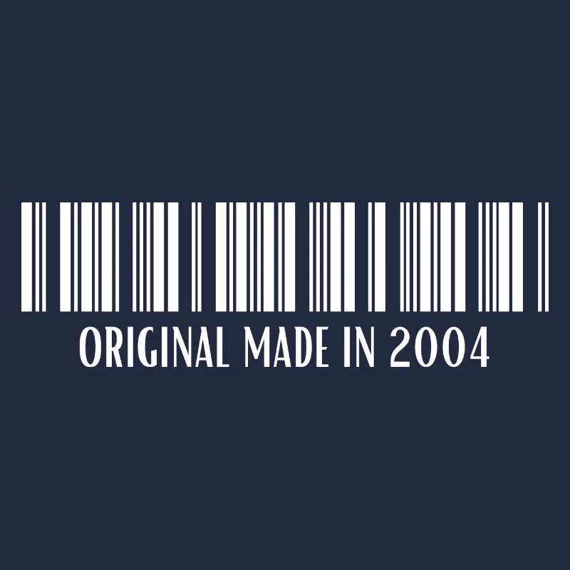 Code-barres cadeau d’anniversaire 2004