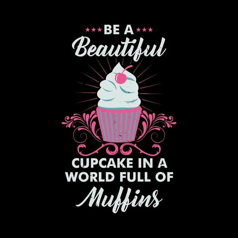 Cupcake muffin boulanger backer motivation cadeau