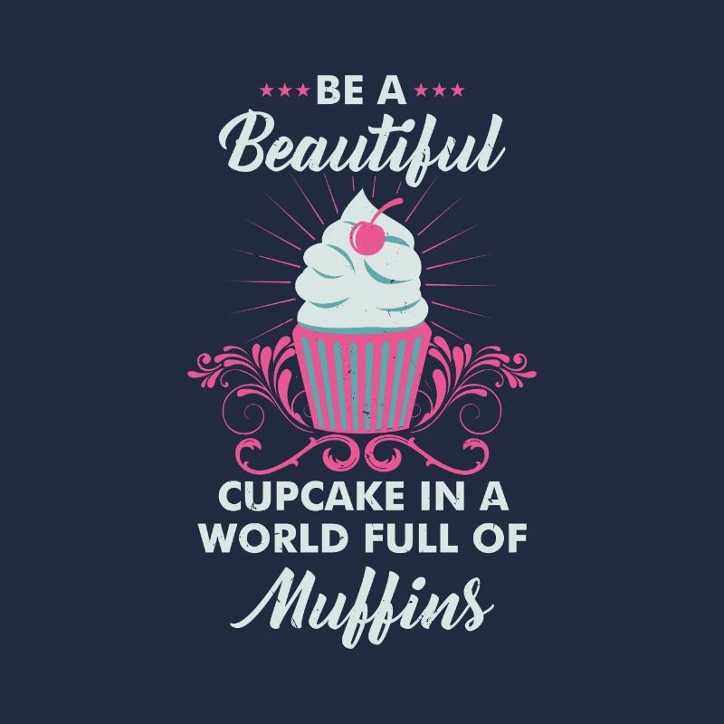 Cupcake Muffin Bäcker Backen Motivation Geschenk