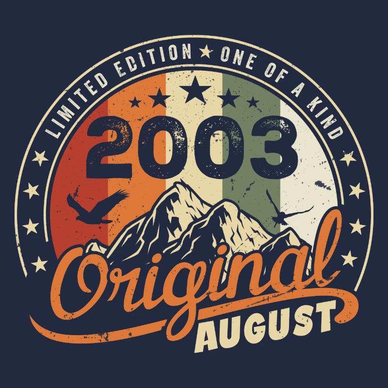 August 2003 Geburtstagsgeschenk August 2003 Retro 2003