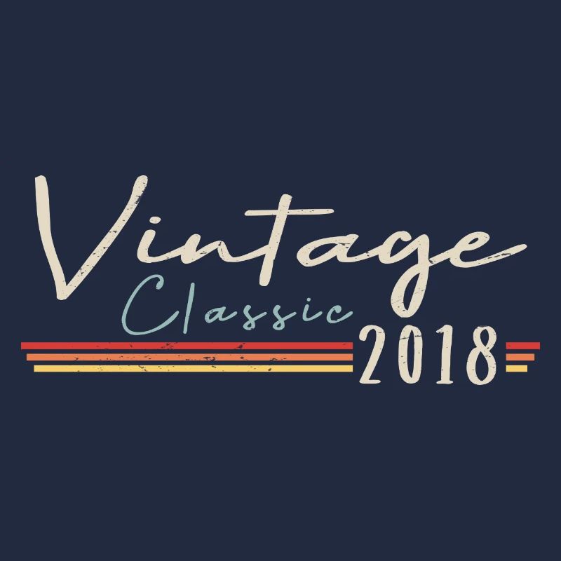 Vintage Original since 2018 Geburtstag Retro 2018