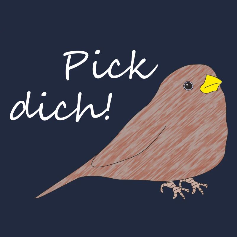 "Pick dich" Vogel