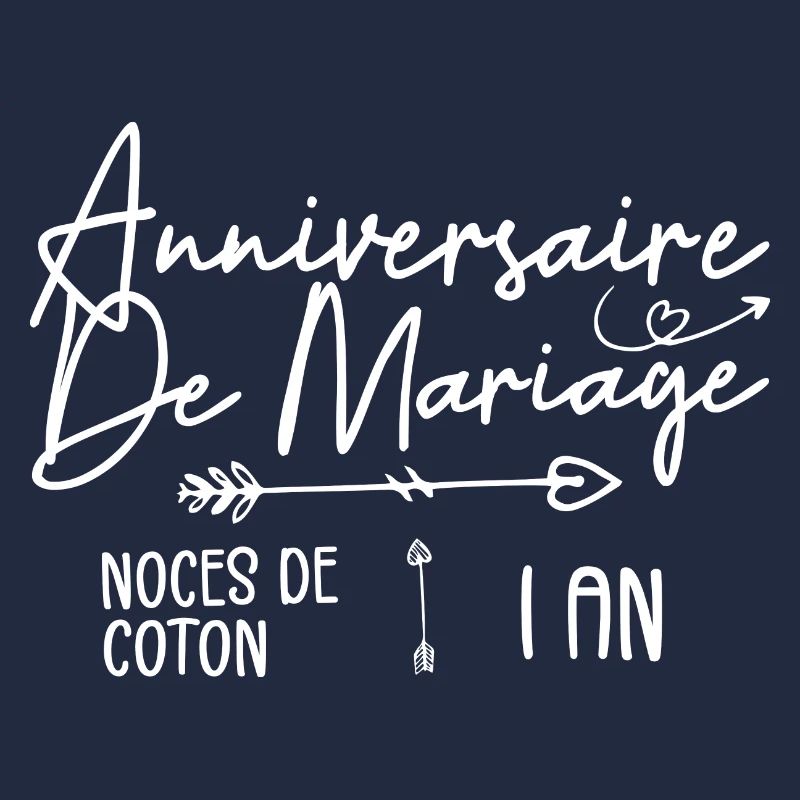 Anniversaire de mariage 1ans - Noce de Coton 1ans
