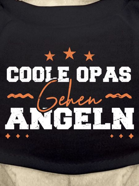 Coole Opas gehen Angeln Fisch