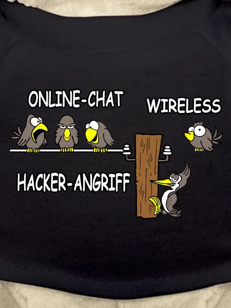 Online Chat wireless Hacker Angriff