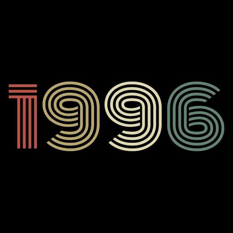1996 Anniversaire Millésime 1996 Cadeau 1996