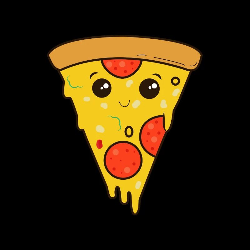 Pizza Lustig Pizzastück Geschenk