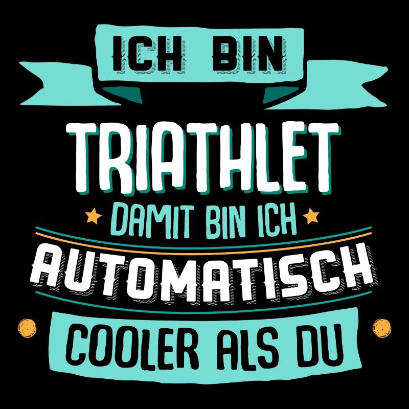 Cooler Triathlet - lustige Triathlon Geschenkidee