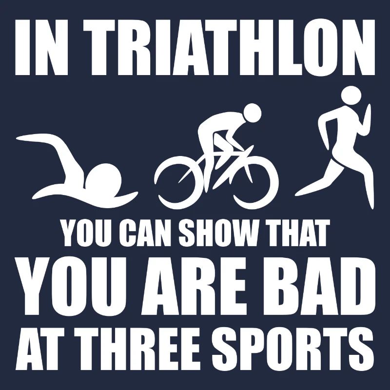 Witziger Triathleten Spruch