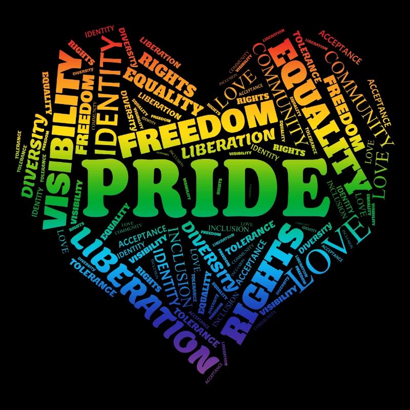 Pride Love Words clr