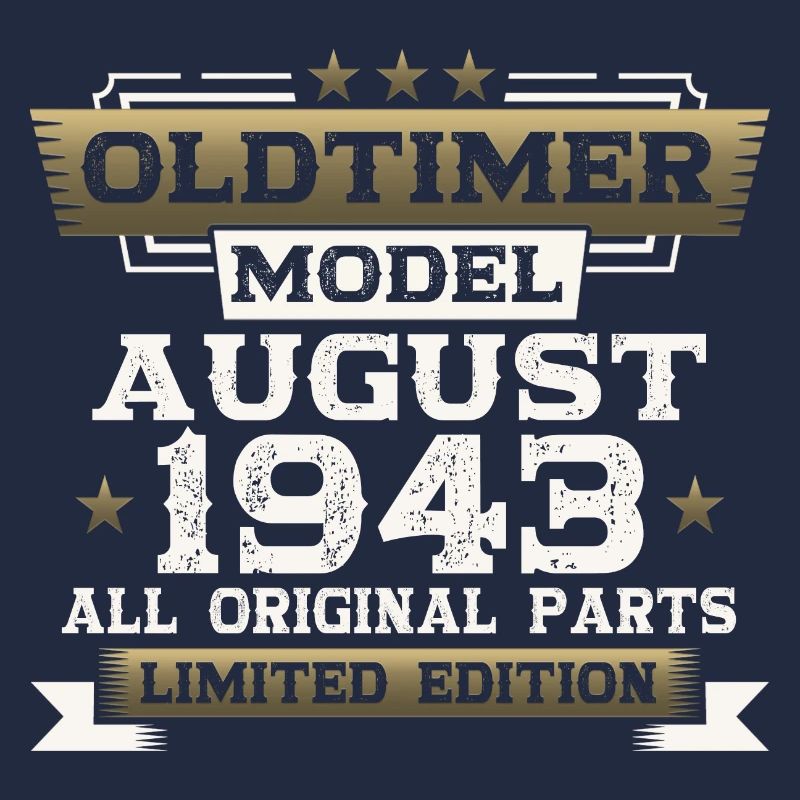 80e anniversaire Man Oldtimer Août 1943