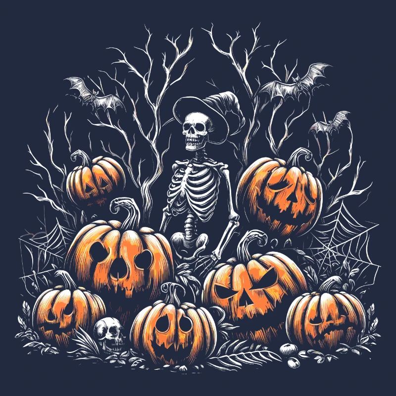 Hallooween skeleton