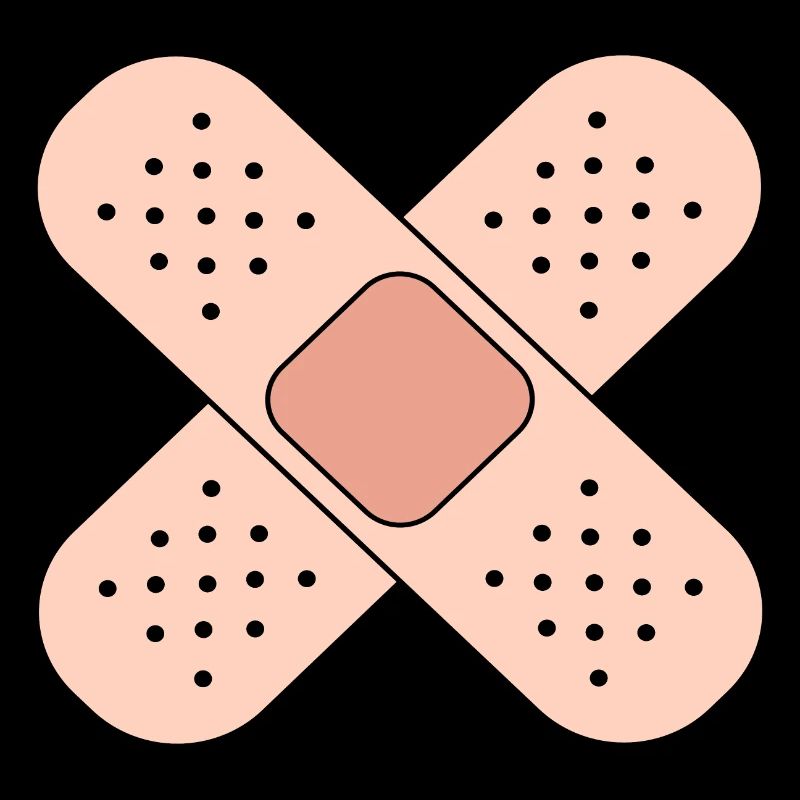 Symbole de blessure par bandage