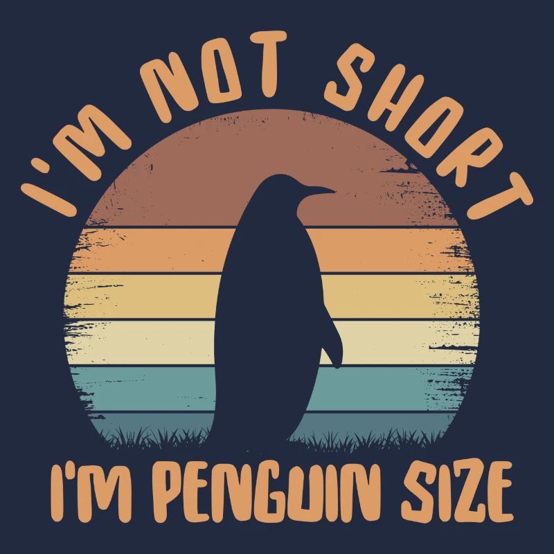 Ich bin nicht klein Ich bin Pinguin Größe Liebe Pinguine