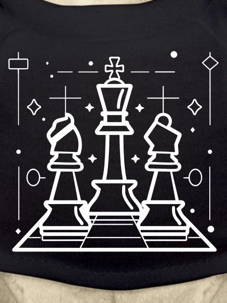 Chess Pieces Stroke Sketch