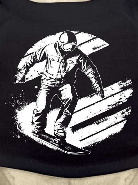 Dessin de snowboarder