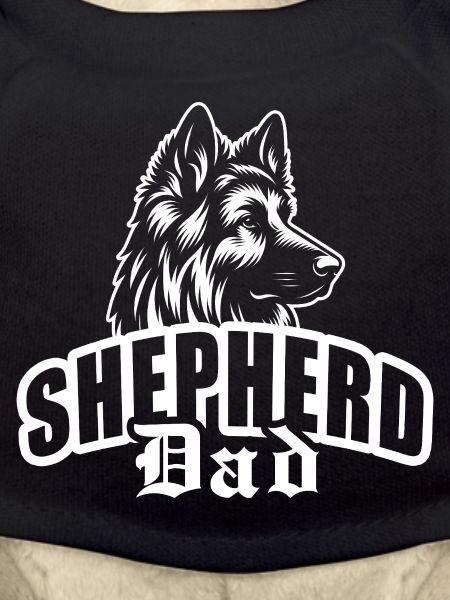 "Shepherd Dad" - mit Hundekopf