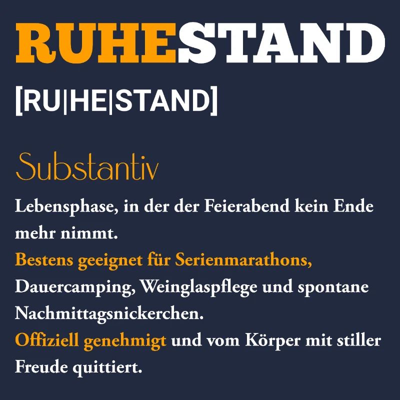 Ruhestand Lebensfreude
