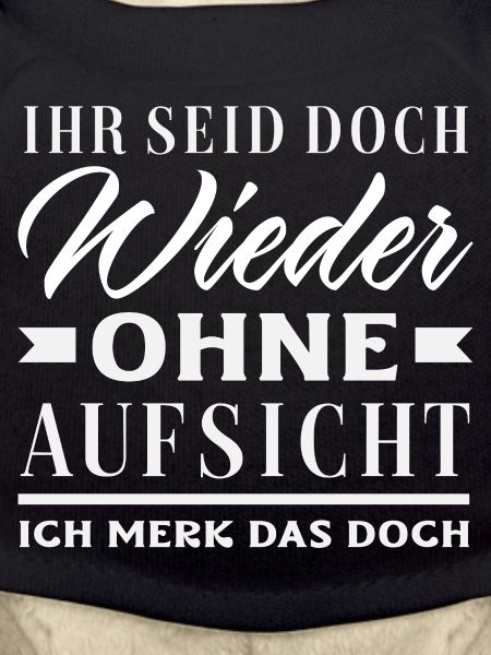 Again without supervision – sarcasm