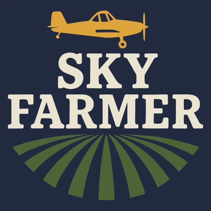 Ländliche Luftfahrt Landwirtschaft Pilotgeschenk