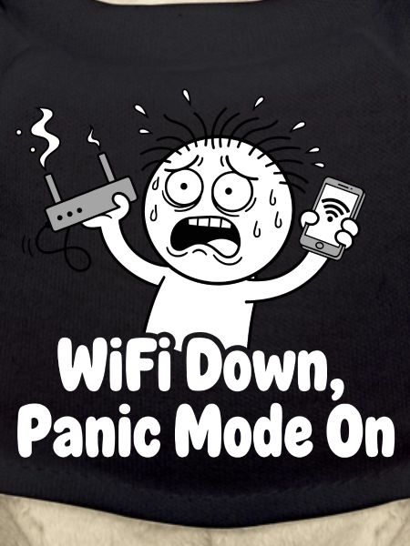 WiFi-Ausfall Panikmodus Meme