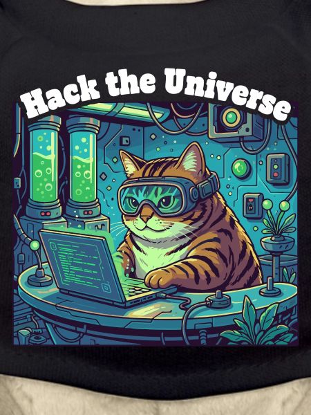 Chat hacker dans l’univers