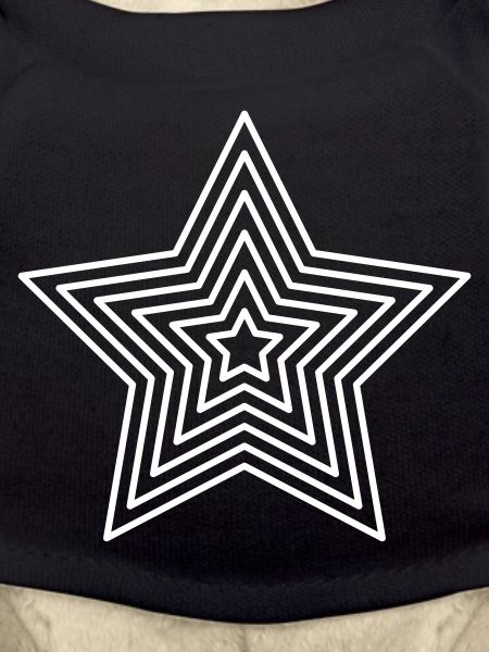 Line Star Geometric Print