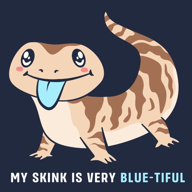 Lézard à langue bleue